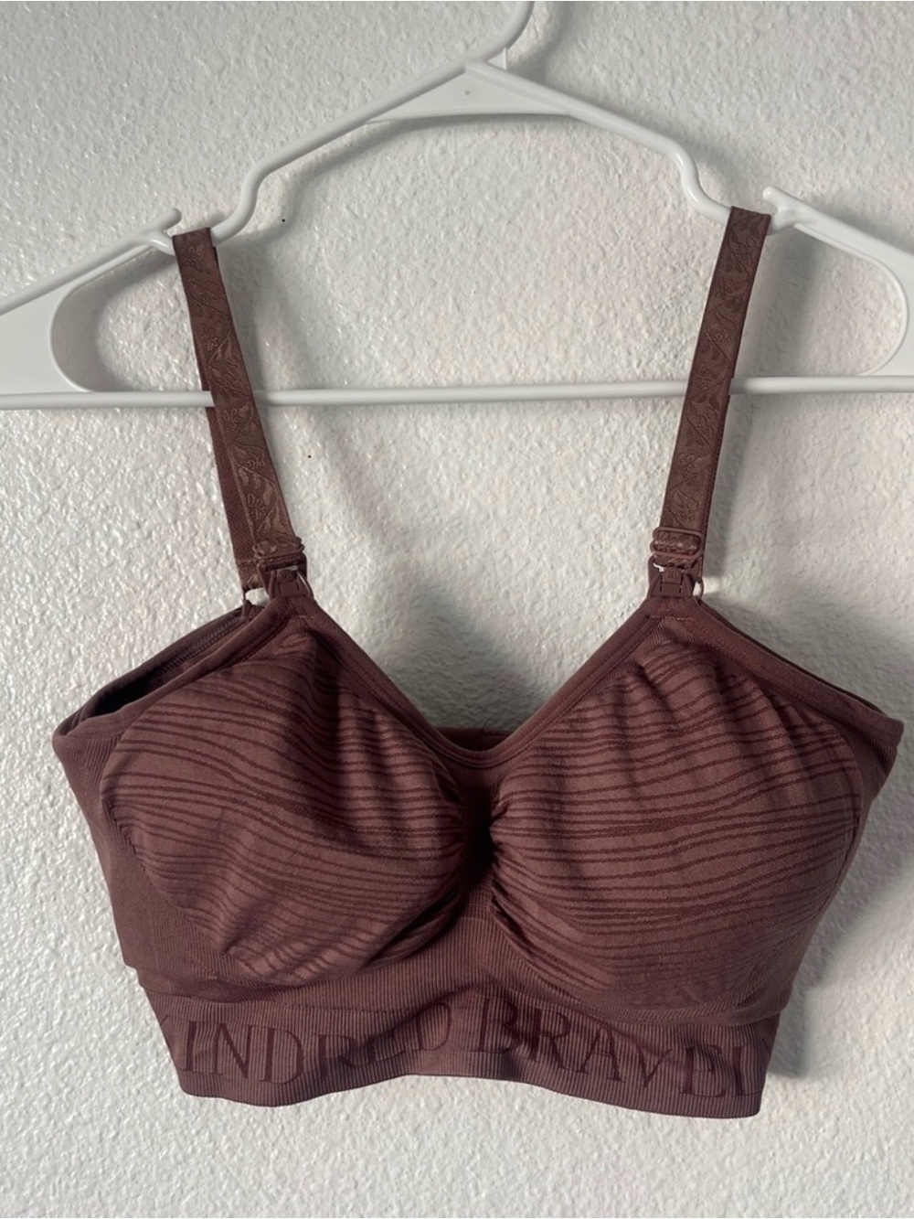 Kindred Bravely Purple Pink Nursing Bra Size Medium